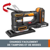 WORX WX820.9 Multifunctionele Schuurmachine 20V - 54% Korting