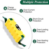 BATTOOL Vervangende Accu voor iRobot Roomba 14,4V 5000 mAh Ni-MH Geel - 28% Korting!