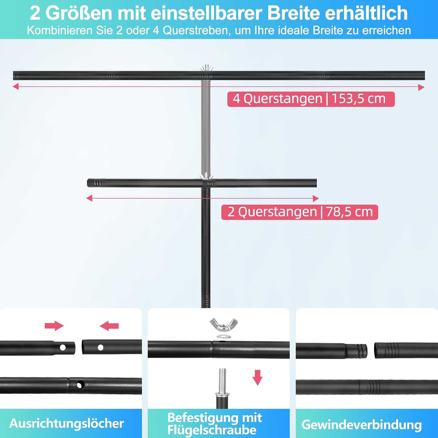 JEBUTU Green Screen 1.5x2m met Statief & Klemmen - 50% Korting