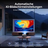 iSinbox JY821 4K Smart Beamer - 1500 ANSI Lumen, WiFi 6 - Grijs (35% Korting)