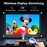 Mini Beamer Home Cinema met GTV - Compact & Mobiel - 34% Korting