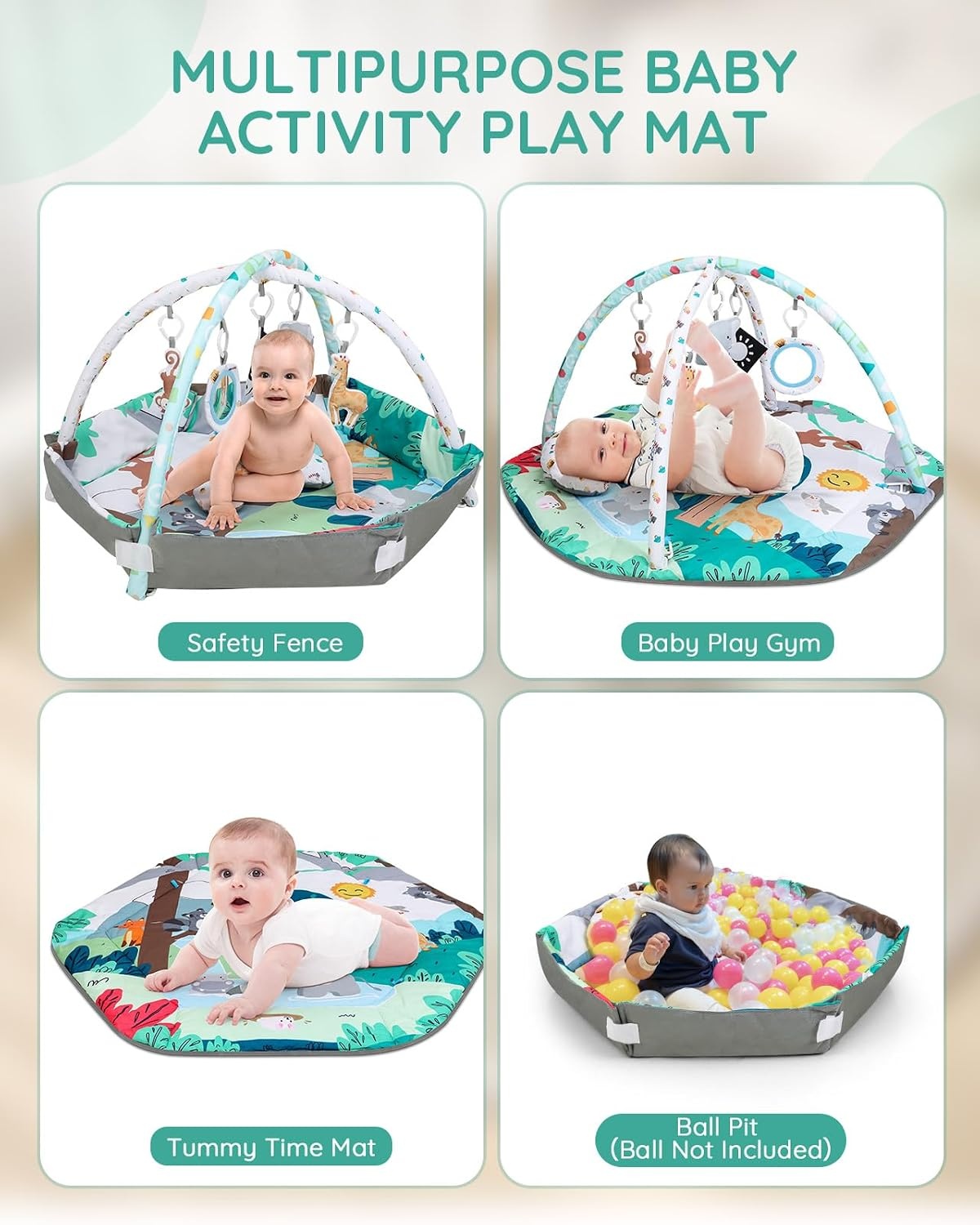 Baby Speelgym Meerkleurig - 34% Korting