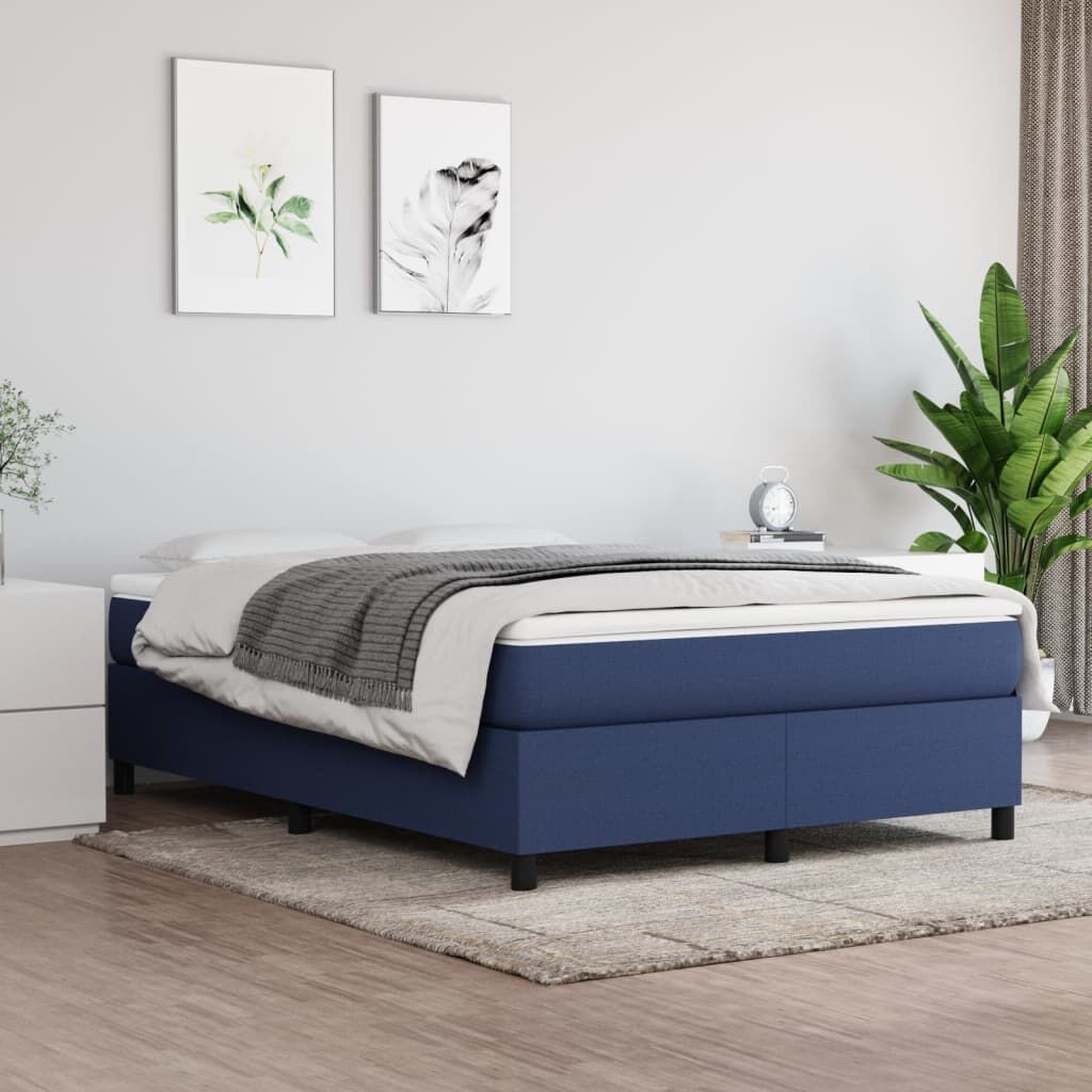 Blauw Bedframe Stof 140x200 cm - 35% Korting