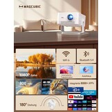 Beamer 1080P 4K Native 800 ANSI met Android 14 & WiFi 6 (35% Korting)