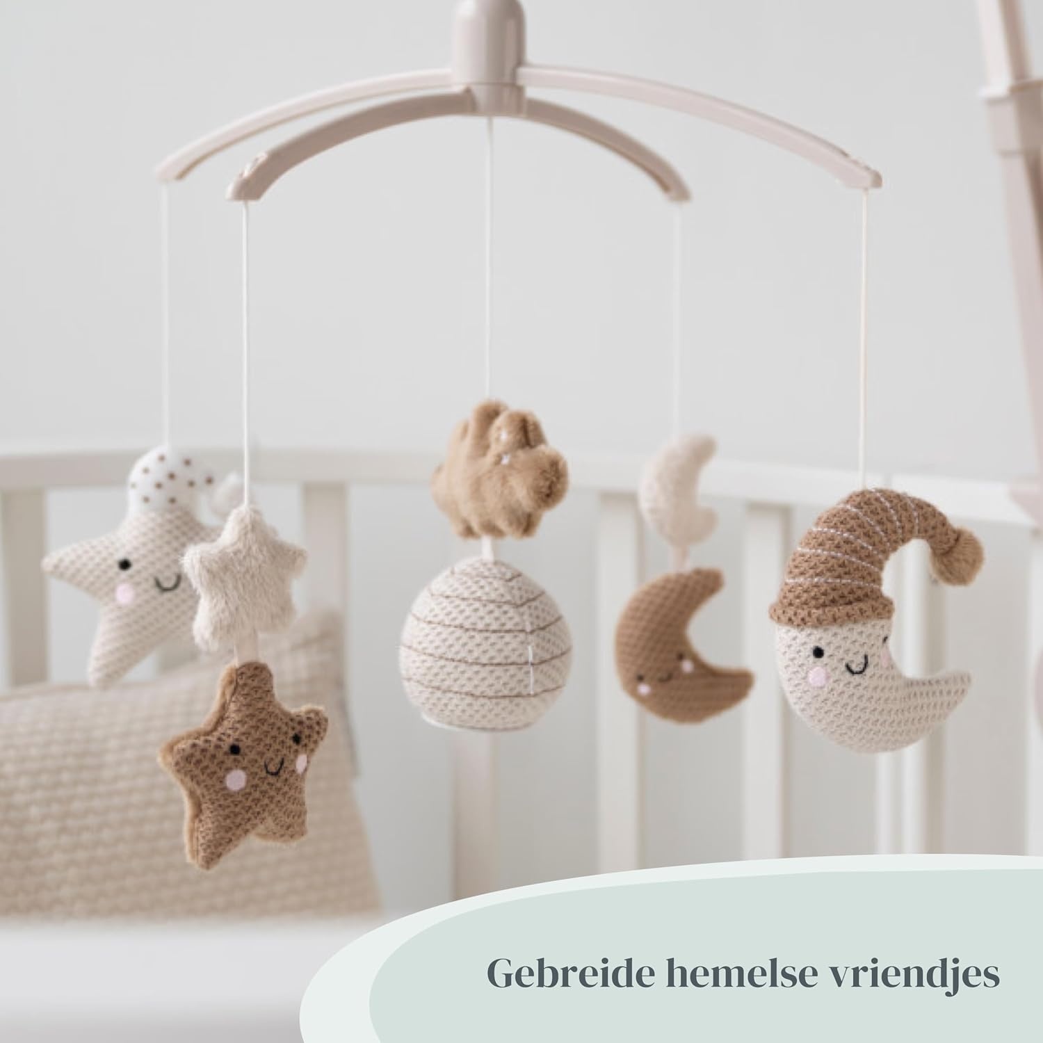 Muziekmobiel Baby's Only Clay/Warm Linen - 34% Korting