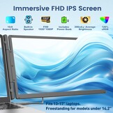 Triple Laptop Scherm Extender 15.6" FHD IPS met 10.000mAh Powerbank - 35% Korting