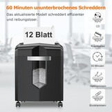 Papiervernietiger P-4: 16L, Zwart, Vernietigt CD's & Creditcards - 34% Korting