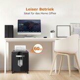 Papiervernietiger P-4: 16L, Zwart, Vernietigt CD's & Creditcards - 34% Korting