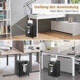 Papiervernietiger P-4: 16L, Zwart, Vernietigt CD's & Creditcards - 34% Korting