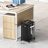 Papiervernietiger P-4: 16L, Zwart, Vernietigt CD's & Creditcards - 34% Korting