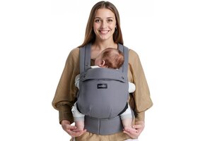 Ergonomische Baby Draagzak Grijs (3-20kg) - 40% Korting