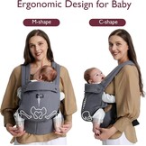 Ergonomische Babydrager Grijs (3-20 kg) - 34% Korting