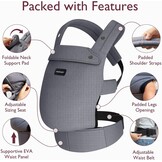 Ergonomische Babydrager Grijs (3-20 kg) - 34% Korting