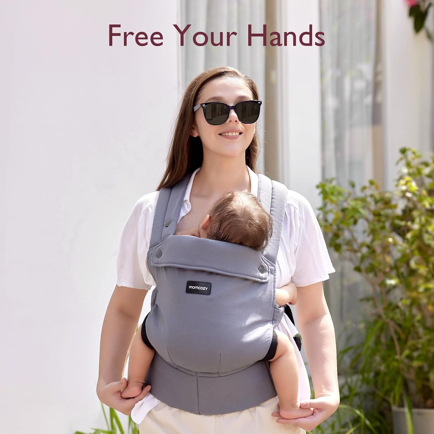 Ergonomische Babydrager Grijs (3-20 kg) - 34% Korting