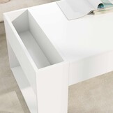 Salontafel Wit 110x50x41cm Bewerkt Hout - 53% Korting