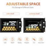 KABISAFE Elektronische Kluis 25L - Zwart - Cijferslot & Sleutel - 25x35x25 cm - 34% Korting