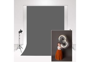 Kate Fotografie Achtergrond Donkergrijs 2x3m - 29% Korting
