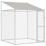 Grote Hondenbench Buiten 200x200x258 cm Staal & PE - 35% Korting!