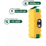 BATTOOL Vervangende Accu voor iRobot Roomba (500-900 serie) - 14,4V 5000 mAh Ni-MH - 32% Korting