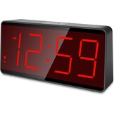 Eachui Digitale Wekker - Batterijgevoed, Grote Cijfers, Dimbaar - 34% Korting