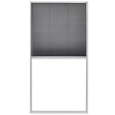 Plissé hordeur 80x160 cm Wit/Zwart - 34% Korting