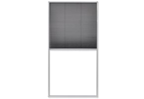 vidaXL Plissé Raamhor 80x160 cm Wit Frame - 41% Korting