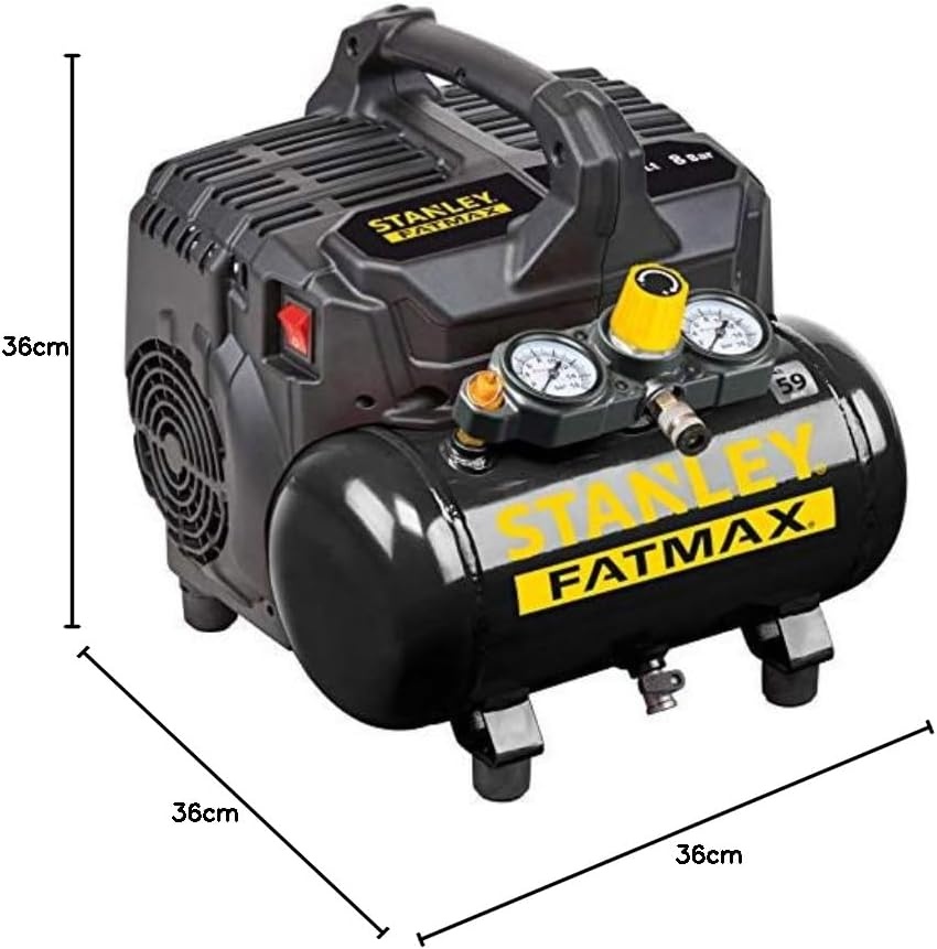 Stanley Fatmax Stille Compressor DST 101/8/6 FMXCM00 - 35% Korting