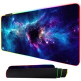 XXL RGB Gaming Bureauonderlegger - 90x40 cm - Galaxy Design - 32% Korting