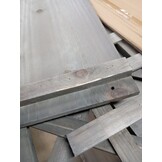 Plantbak met latwerk 50x25x90 cm Massief Vurenhout Grijs - 53% Korting