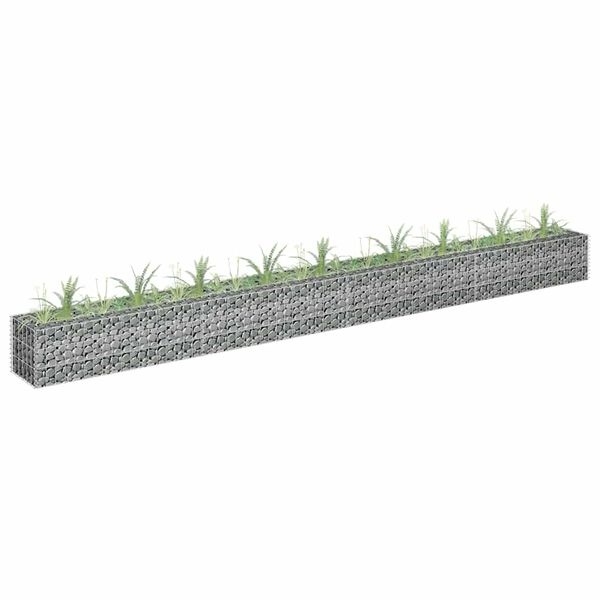 Verhoogde Gabion Plantenbak 360x30x30 cm Staal - 34% Korting