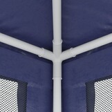 Blauwe Partytent 3x4m met 4 Mesh Wanden - 34% Korting!