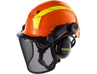 Uvex Pheos Bosbouwhelm Rood - 34% Korting