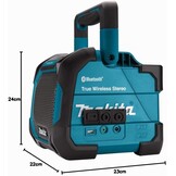 Makita DMR203 Bluetooth Bouwradio Turkoois - 35% Korting