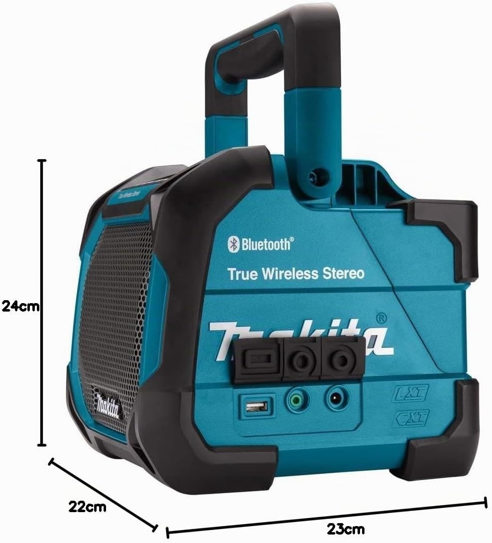Makita DMR203 Bluetooth Bouwradio Turkoois - 35% Korting