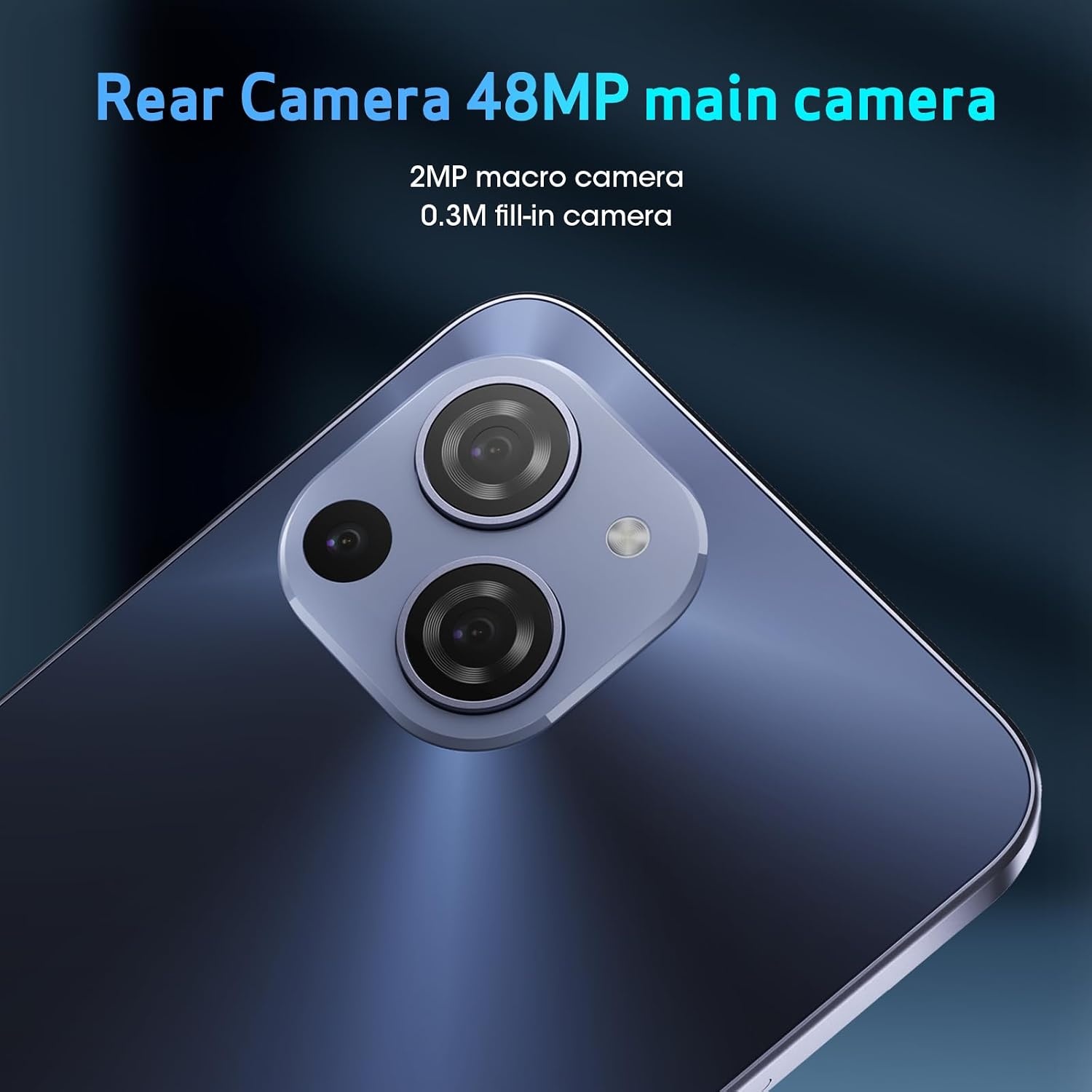 CWOWDEFU S18 Smartphone Blauw: 16GB+256GB Android 14, 34% Korting