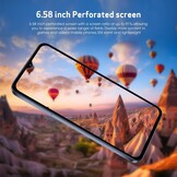 CWOWDEFU S18 Smartphone Blauw: 16GB+256GB Android 14, 34% Korting