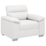 vidaXL Fauteuil Wit Kunstleer 60 cm Breed - 35% Korting