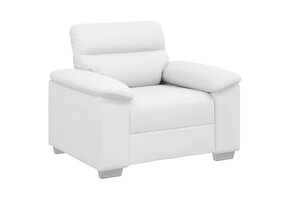 vidaXL Fauteuil Wit Kunstleer 60 cm Breed - 35% Korting