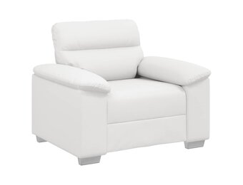 vidaXL Fauteuil Wit Kunstleer 60 cm Breed - 35% Korting