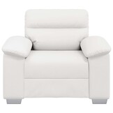 vidaXL Fauteuil Wit Kunstleer 60 cm Breed - 35% Korting