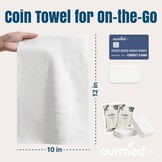 Ourmed Life Samengeperste Handdoeken - 56 Stuks - 30x25cm - 42% Korting