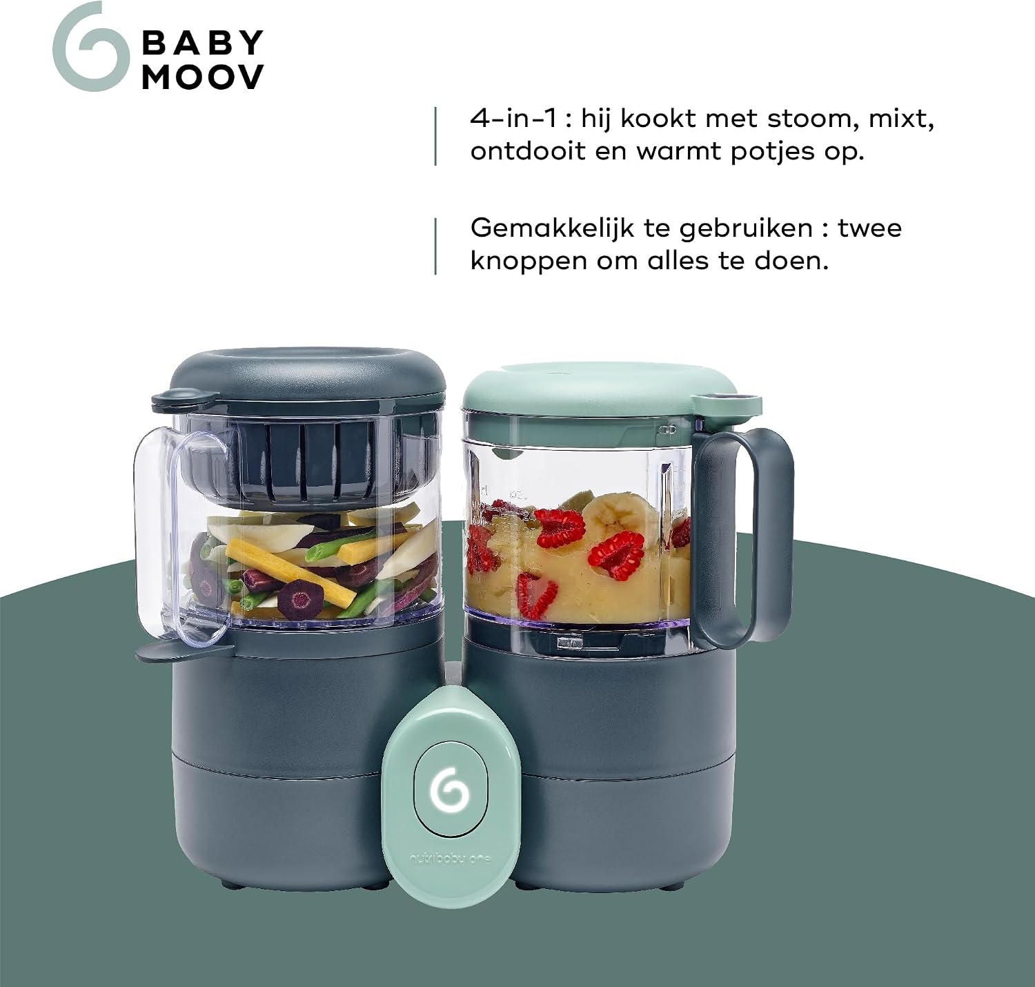 Babymoov Nutribaby One Babyvoedingbereider Grijs 2L - 34% Korting