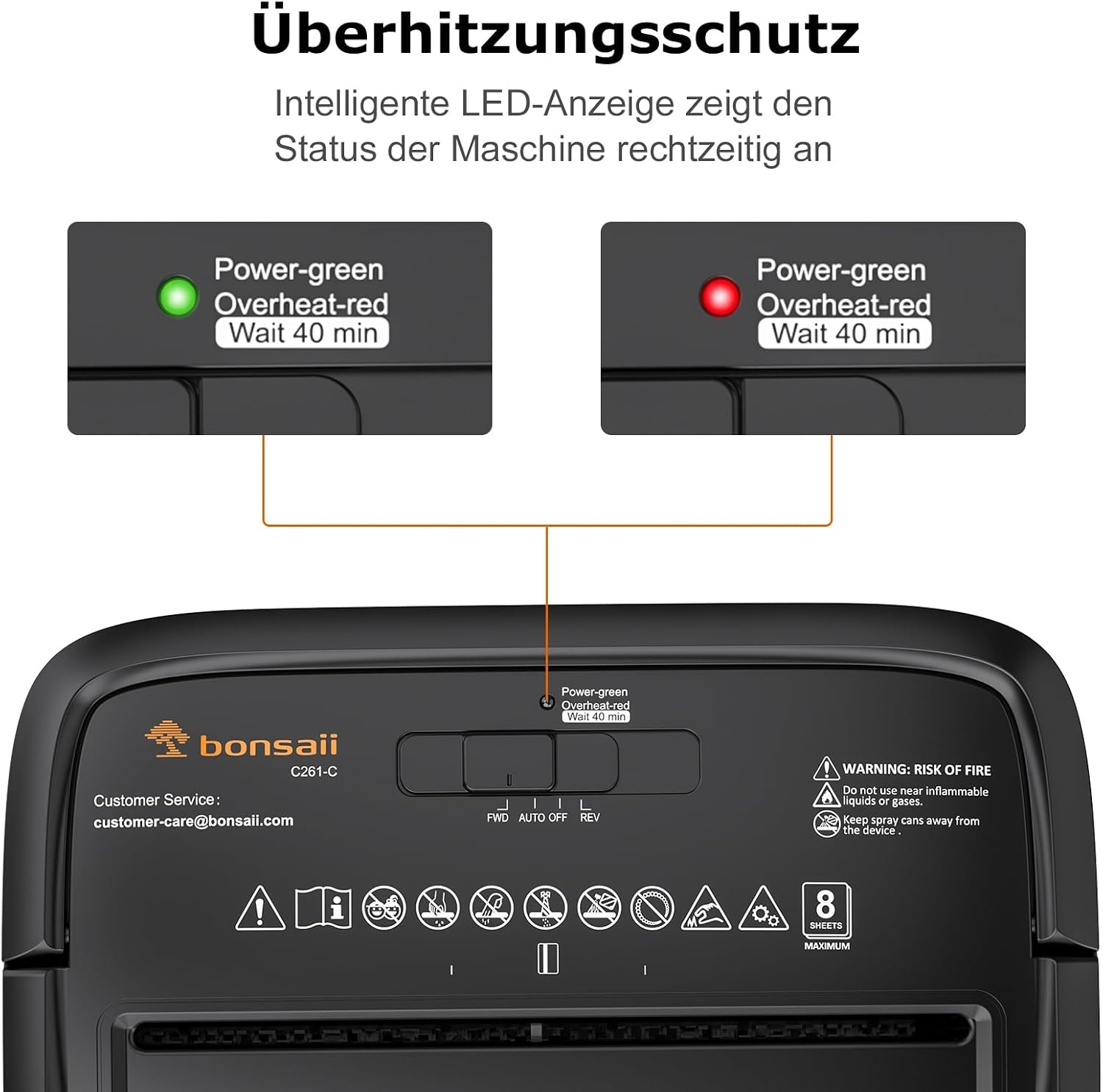 Bonsaii C261-C Papierversnipperaar P-4 Cross-Cut 16L Zwart - 33% Korting