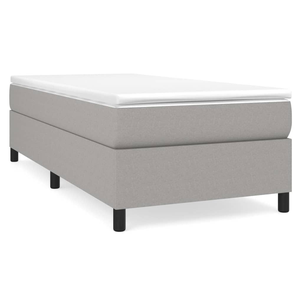 vidaXL Bedframe Lichtgrijs Stof 80x200 cm - 34% Korting