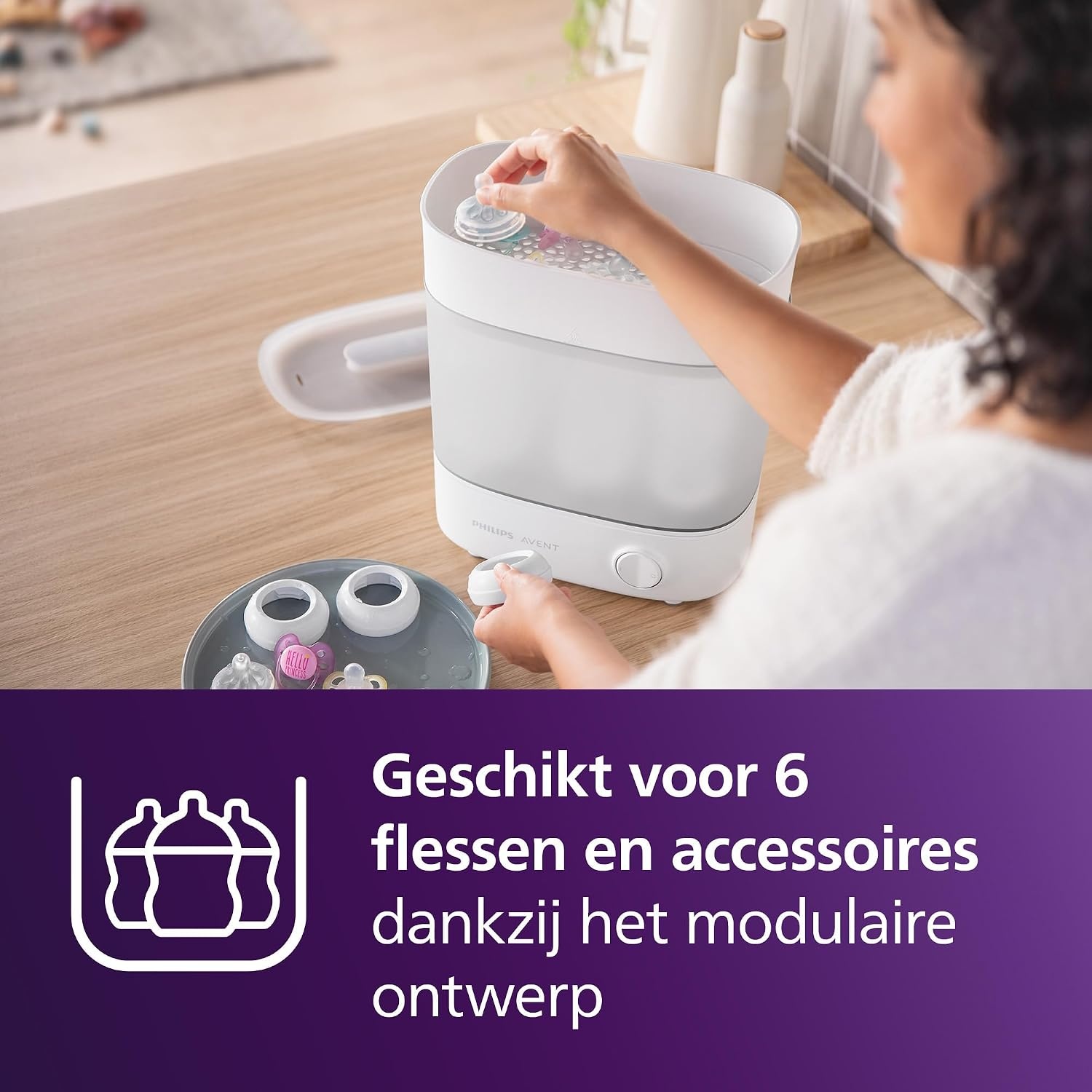 Philips Avent Flessensterilisator SCF291/00 - Wit - 34% Korting