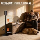 2x Zwarte Speaker Stands voor Sonos Era 100/300 - 34% Korting