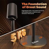 2x Zwarte Speaker Stands voor Sonos Era 100/300 - 34% Korting