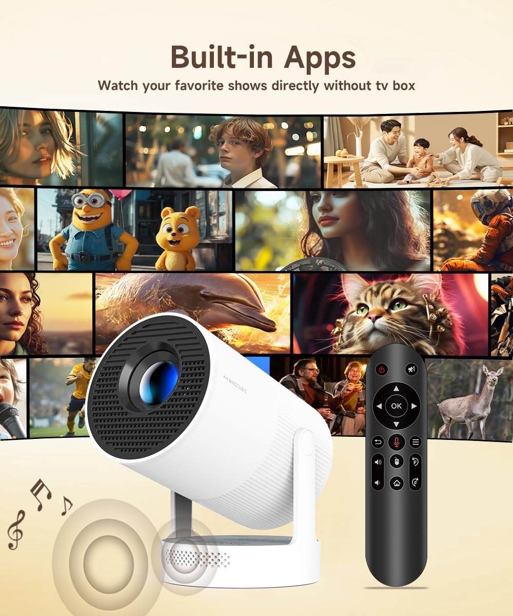 Magcubic Smart wifi-beamer voor thuisbioscoop