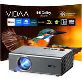 Intelligente 4K-projector met VIDAA, compatibel met Netflix-app, Dolby audio en HDR10+, KOGATA originele AirPlay, autofocus, 6D-keystone, WiFi 6 en Bluetooth, thuisbioscoopprojector