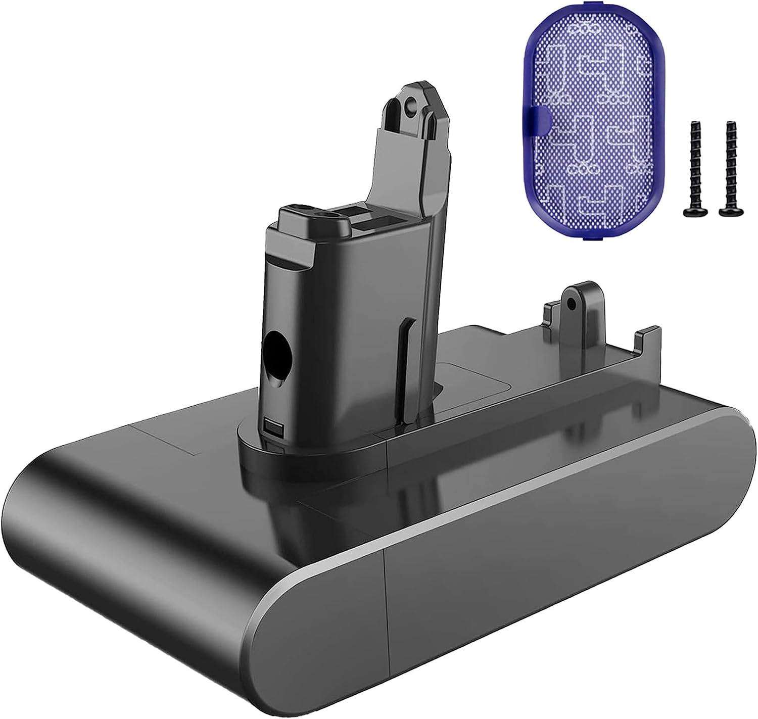 5000mAh DC45 DC31 vervangingsaccu voor Dyson Type B DC31 DC34 DC45 DC35 DC56 DC57 stofzuiger met filter (alleen geschikt voor Dyson Type B)